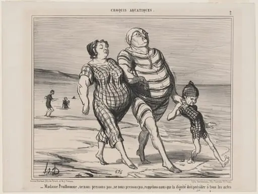 Madame Prudhomme..., by Honoré Daumier