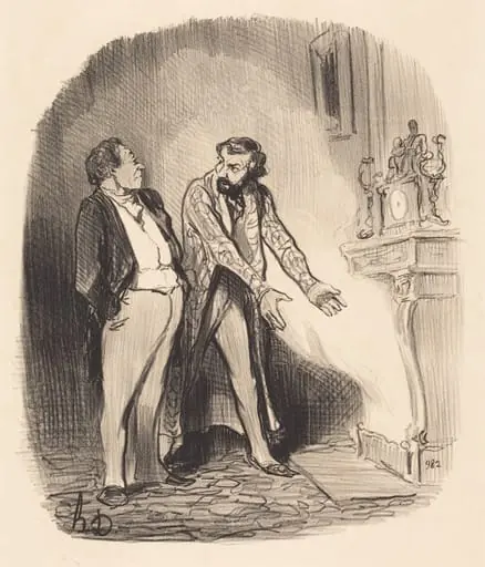 Mais monsieur le propriétaire, voyez..., by Honoré Daumier