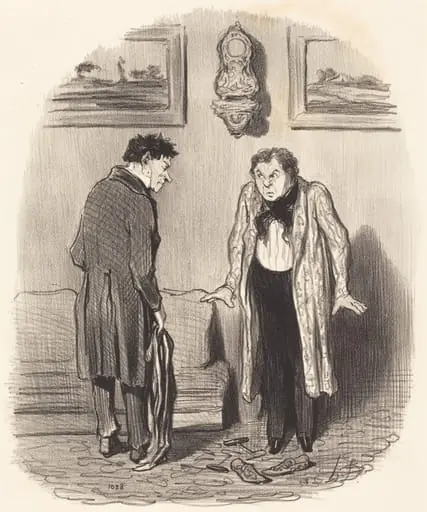 Mais quand je vous dis que je ne peux pas remuer les pieds..., by Honoré Daumier