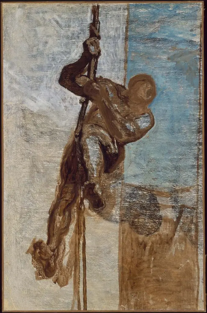 Man on a Rope, by Honoré Daumier