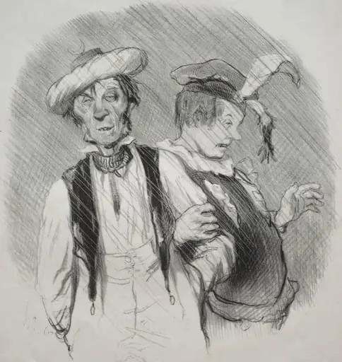 Mardi Gras, by Honoré Daumier