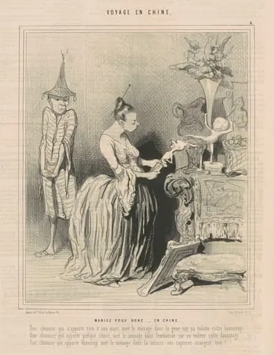 Mariez-vous donc ... en chine, by Honoré Daumier