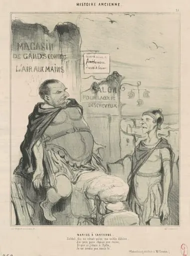 Marius à Carthage, by Honoré Daumier