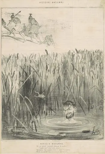 Marius a minturnes, by Honoré Daumier