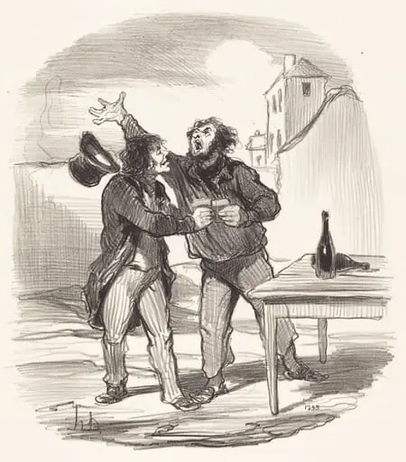 Membre... du dix Décembre prenant le la..., by Honoré Daumier