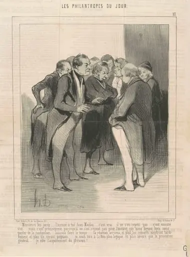 Messieurs les juré ... l'accusé a tué Jean Maclou ..., by Honoré Daumier