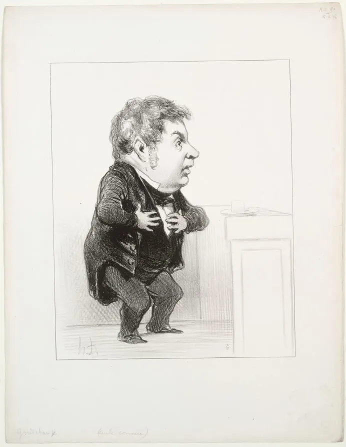 Michel Goudchaux, by Honoré Daumier, 1849