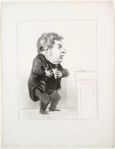Michel Goudchaux, by Honoré Daumier