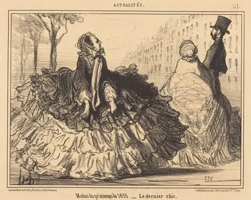 Modes du printemps de 1855, by Honoré Daumier