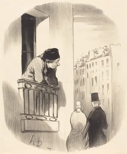 Moi aussi j'ai été jeune..., by Honoré Daumier