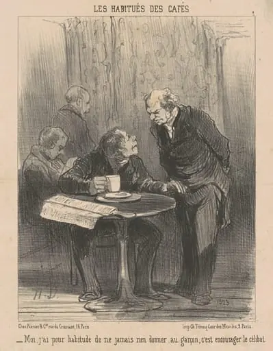 Moi, j'ai habitude de ne ... rien donner, by Honoré Daumier