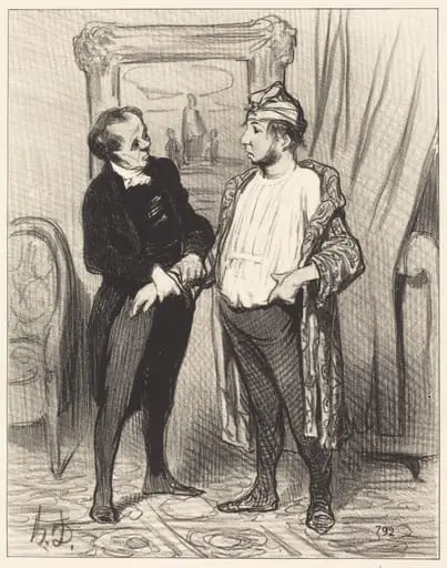 Mon cher je t'assure que je te..., by Honoré Daumier