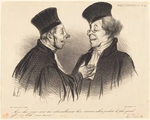 Mon cher! vous vous êtes admirablement... évanoui..., by Honoré Daumier