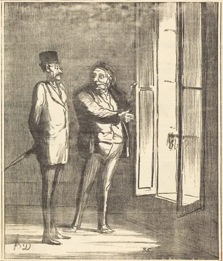 Monsieur sera très bien ici..., by Honoré Daumier
