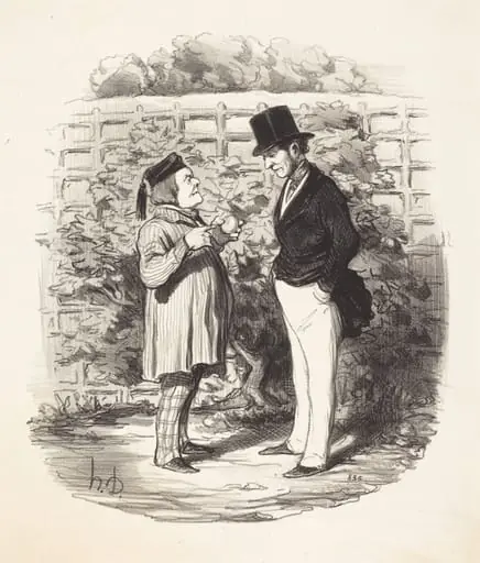 Monsieur voila vingt ans que je poursuis l'union de..., by Honoré Daumier