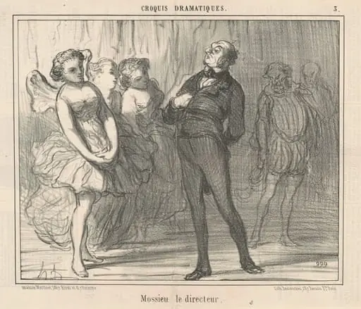 Mossieu la directeur, by Honoré Daumier
