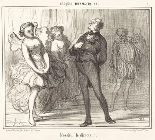 Mossieu le directeur, by Honoré Daumier