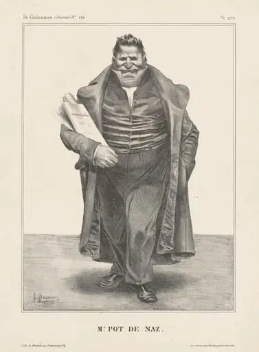 Mr. Pot de Noz., by Honoré Daumier