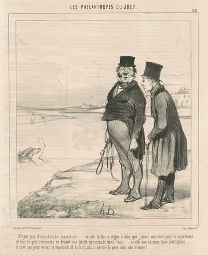 N'ayez pas d'inquiètoude ..., by Honoré Daumier