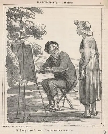 N'bougez pas! ..., by Honoré Daumier