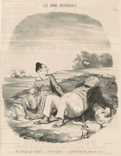 Ne l'effraye pas Eudoxie..., by Honoré Daumier