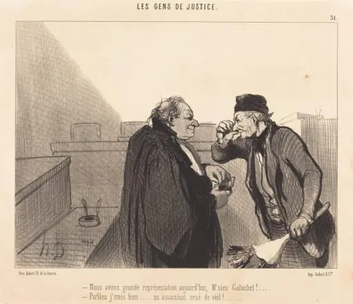 Nous avons grande représentation aujourd'hui, by Honoré Daumier