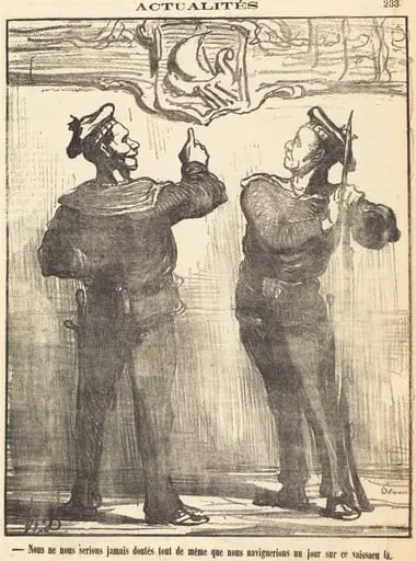Nous ne nous serions jamais douté tout de même..., by Honoré Daumier