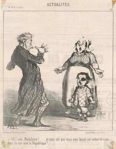 Oh! Ciel Madeleine! ..., by Honoré Daumier