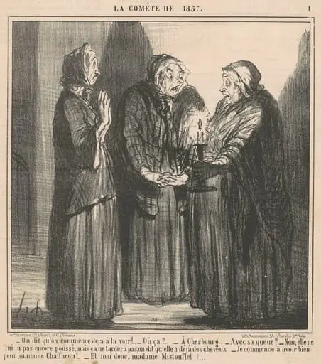 On dit qu'on commence déja a la voir ..., by Honoré Daumier