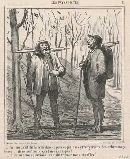 On nous avait dit de venir dans ce pays ..., by Honoré Daumier