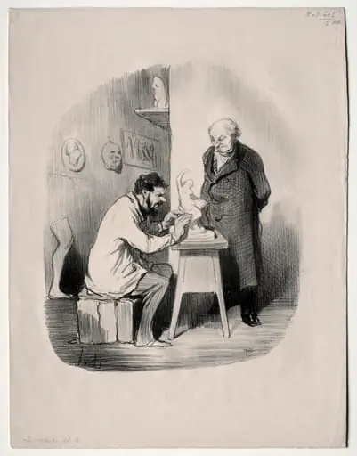 One of theses day you have to do my portrait in this style, by Honoré Daumier