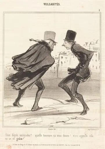 Onze degrés centigrades!, by Honoré Daumier