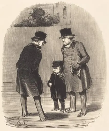 Oui, monsieur Chapuzot..., by Honoré Daumier