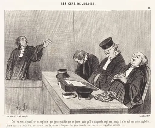Oui, on veut dépouiller cet orphelin..., by Honoré Daumier