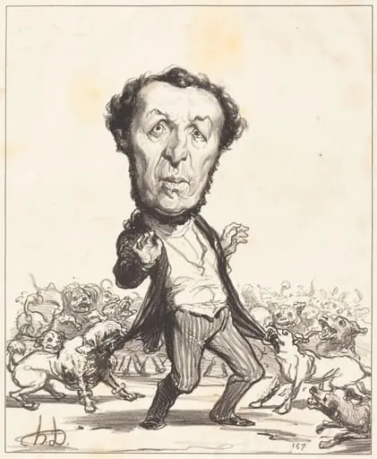 Ovide Remilly, by Honoré Daumier