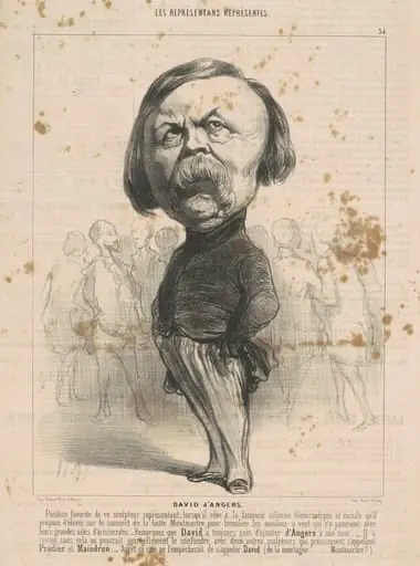 P.J. David D'Angers, by Honoré Daumier