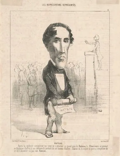 P. Lamotte Rateau, by Honoré Daumier