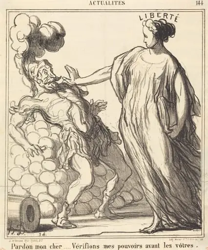 Pardon mon cher..., by Honoré Daumier