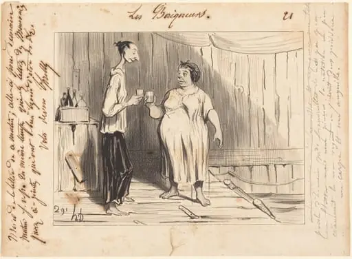 Parole d'honneur Mme. Frenouillet..., by Honoré Daumier