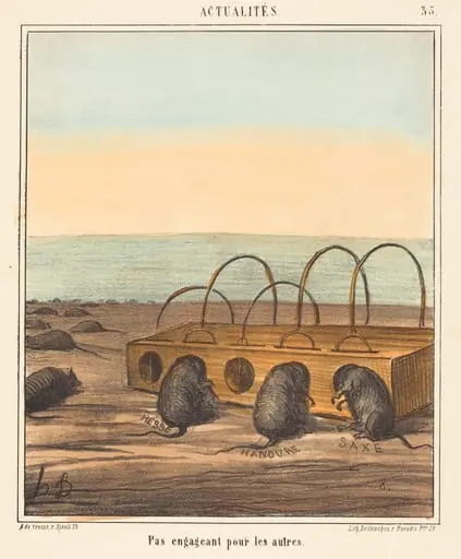 Pas engageant pour les autres (Unenticing for the Others), by Honoré Daumier