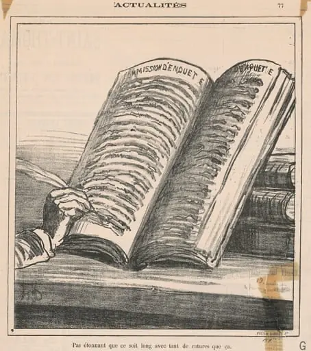 Pas étonnant que ce soit long ..., by Honoré Daumier
