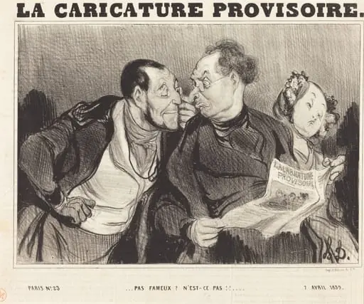 Pas fameux? N'est-ce pas!!..., by Honoré Daumier