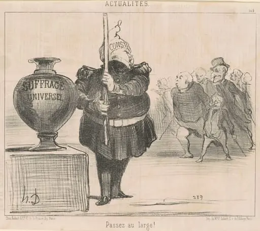 Passez au large!, by Honoré Daumier