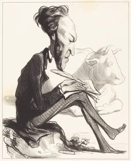 Ph. Auguste Demesmay, by Honoré Daumier