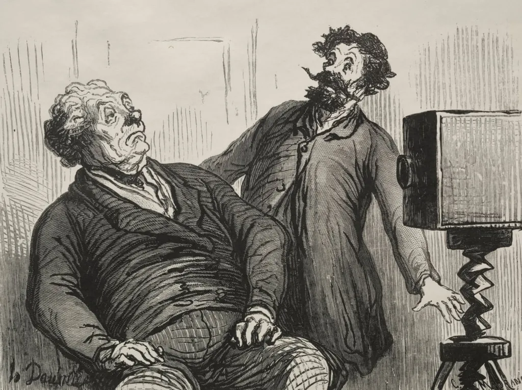 Photographers and Photographed, by Honoré Daumier, 1862