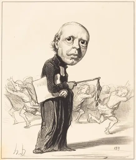 Pierre Louis Parisis, by Honoré Daumier
