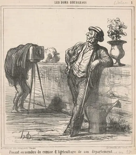 Posant en membre du comice d'agriculture ..., by Honoré Daumier