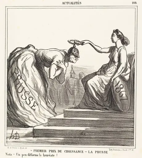 Premier prix de croissance - La Prusse, by Honoré Daumier