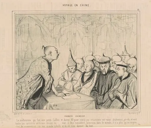 Probité chinoise, by Honoré Daumier