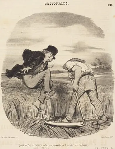 Quand on fait ses foins..., by Honoré Daumier